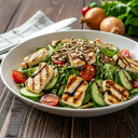 Gegrilde halloumi salade