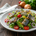 Gerookte makreel salade