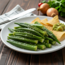 Gekookte Okra